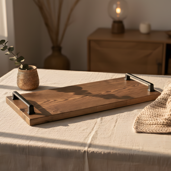 Rectangular Tray with Handles